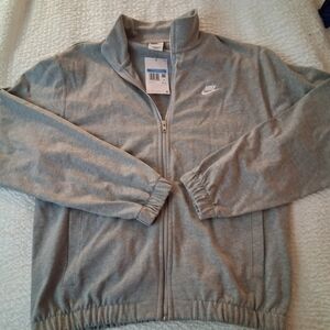 Nike Sportswear Club Full Zip Sweatshirt Mens Grey FQ3426-063